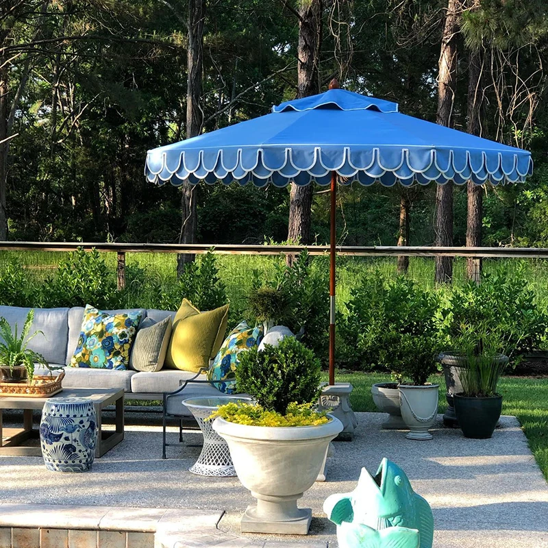 custom size patio umbrellas Vintage Luxury Garden Parasol