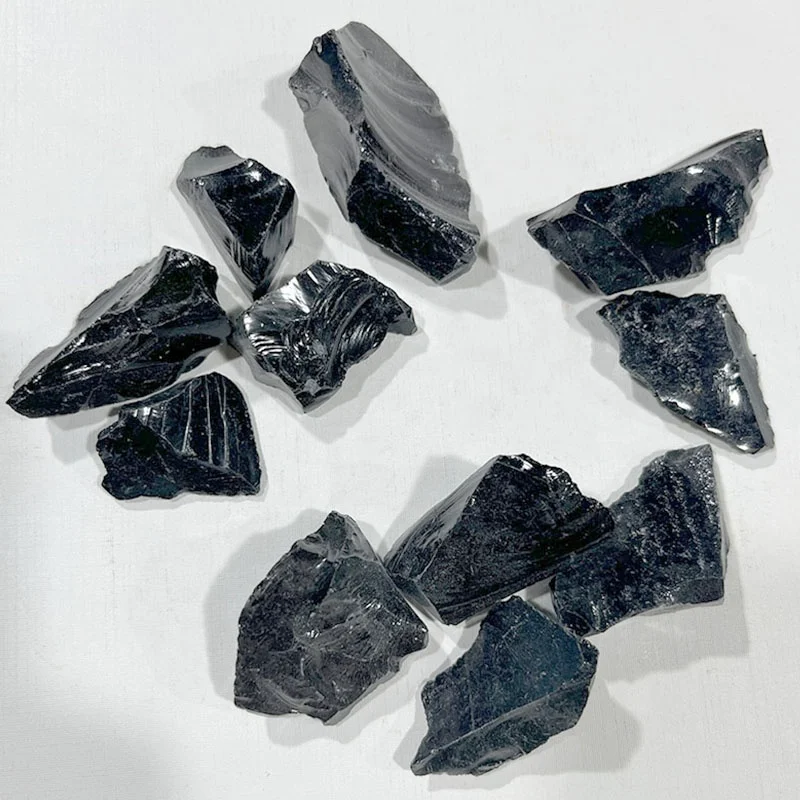 Bulk Wholesale Natural Gemstone Rough Crystal Stones Obsidian Rock Raw Crystal Stone for Sale