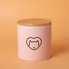 Bz16-17 straight urn-pink-medium-black love cat head