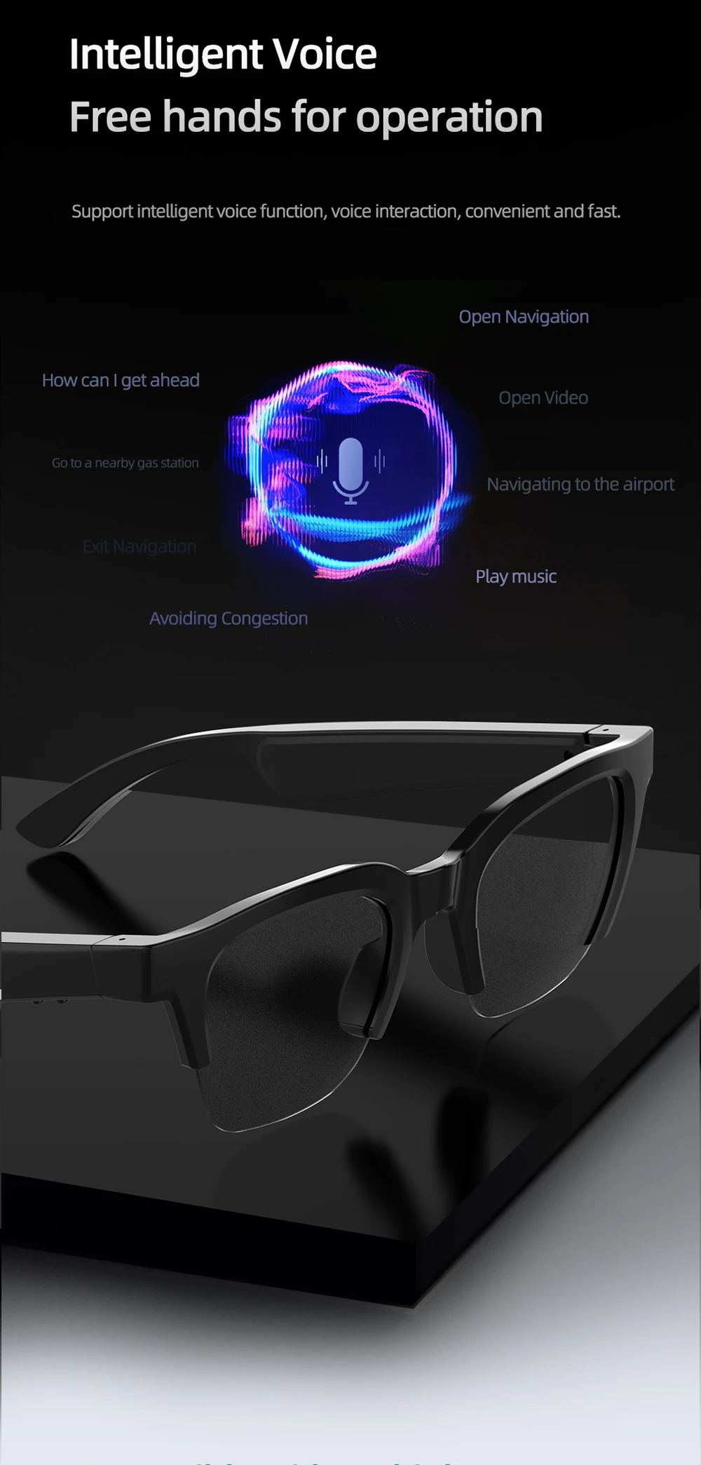 If you are searching for a supplier of a product with perfect quality control and highly competitive prices, which gives you an advantage in expanding your local market, then contact us now!  Competitive suppliers of  2026 E60 Men's Smart Sunglasses BT Audio Cycling Glasses with Voice Assistant Music & Call Control-Smart Wearable Headset