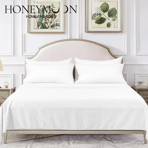 Luxury Soft Deep Pocket Microfibre 2200 Count 4 Pieces Solid Bed Sheet Set