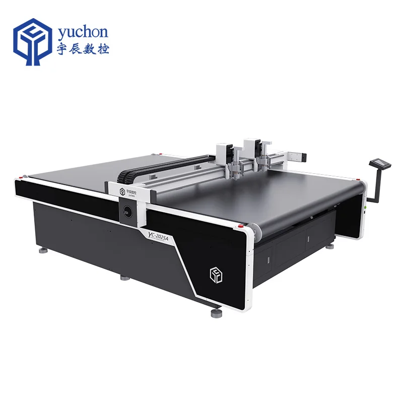 Automatic CNC Cutting Machine for Sticker Half Hut Acrylic PVC Vinyl Printed Paper Box with Schneider PLC New Condition
