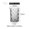 #45. Motif quadrillé diamant 700 ml Transparent