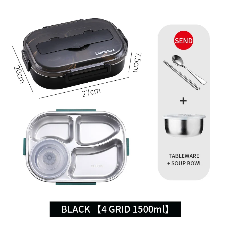 WORTHBUY Cute Japanese Lunch Box for Kids Portable Outdoor Stainless S – Oz  Ship It