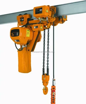 High Quality Mini Electric Chain Hoist Double Speed 0.5T-3T Motorized Trolley Steel Electrical Chain Elevator Hoist New