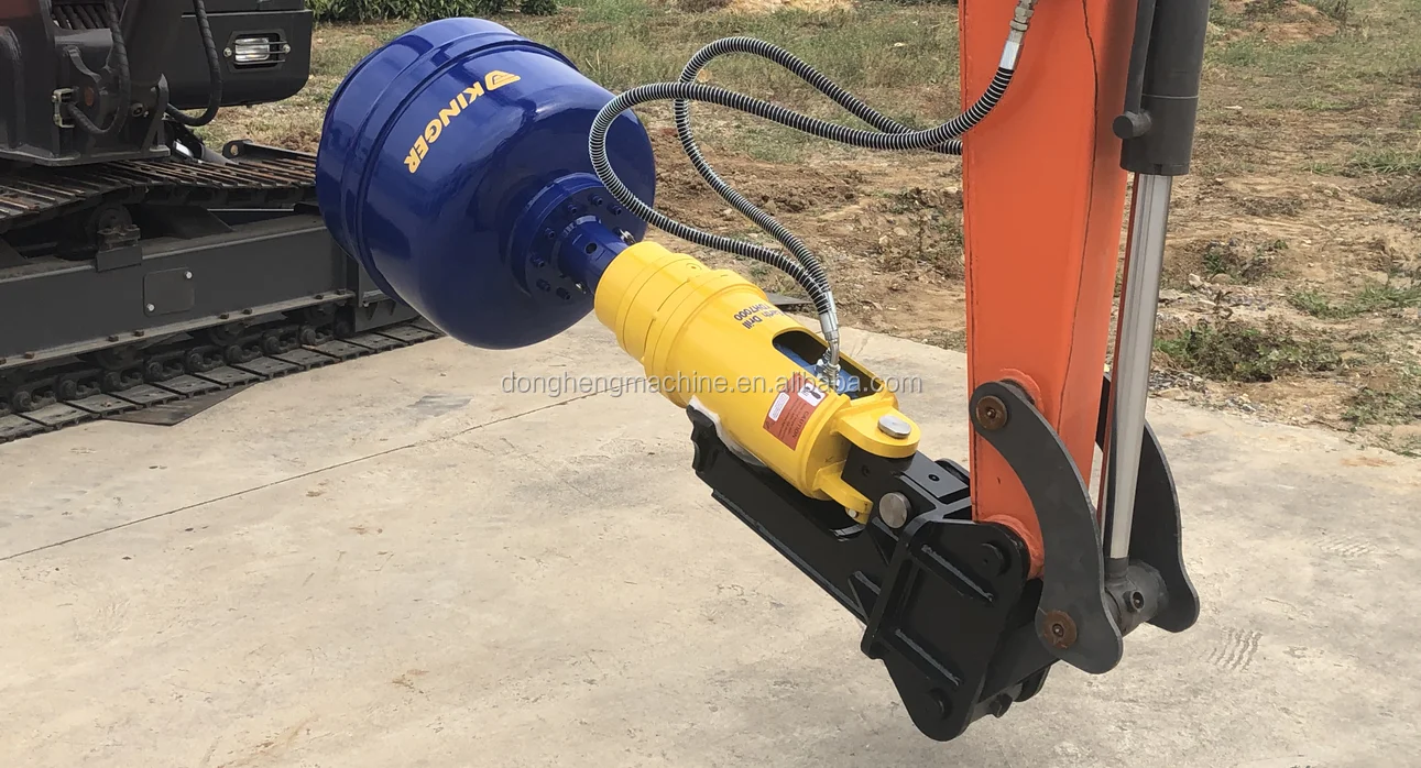 Kinger Cement Mixer Bowl With Auger Drive For Excavator Buy Cement
