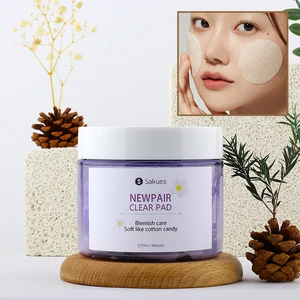 Custom Blackhead Cleaning Cotton Salicylic Acid Essence Pads Functional Facial Mask for Cystic Acne