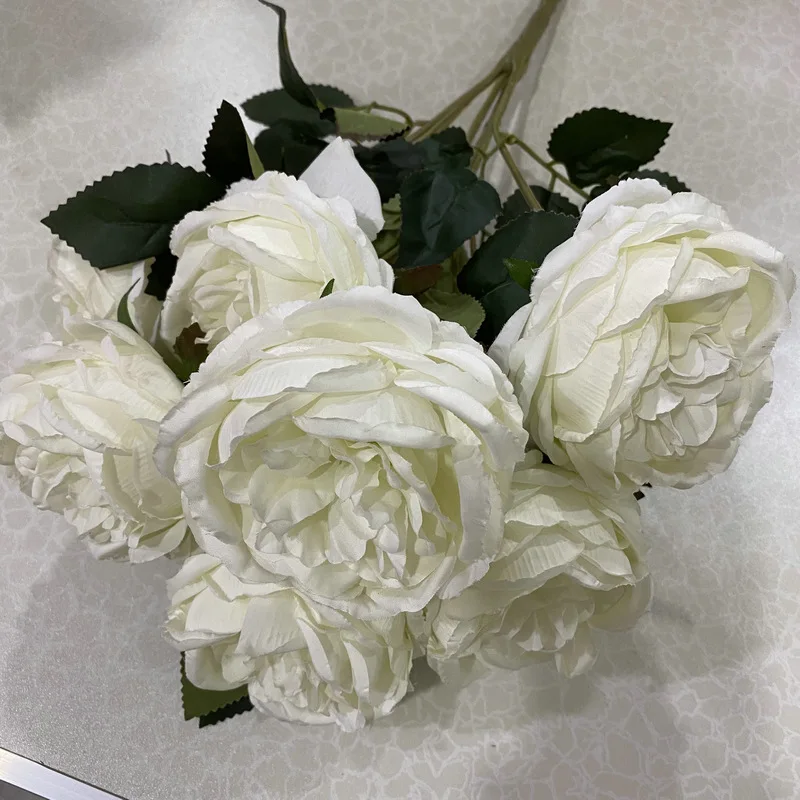 Ifg Floral Supplies Romantic 55cm Long Stems White Flowers Artificial