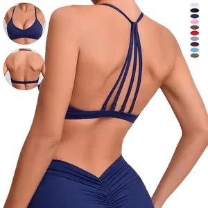 Bnice Top Sales Sports Bra Womens Yoga Bra Sexy Halter Back Bra Set Female Top Wear Activewear for Gym & Fitness