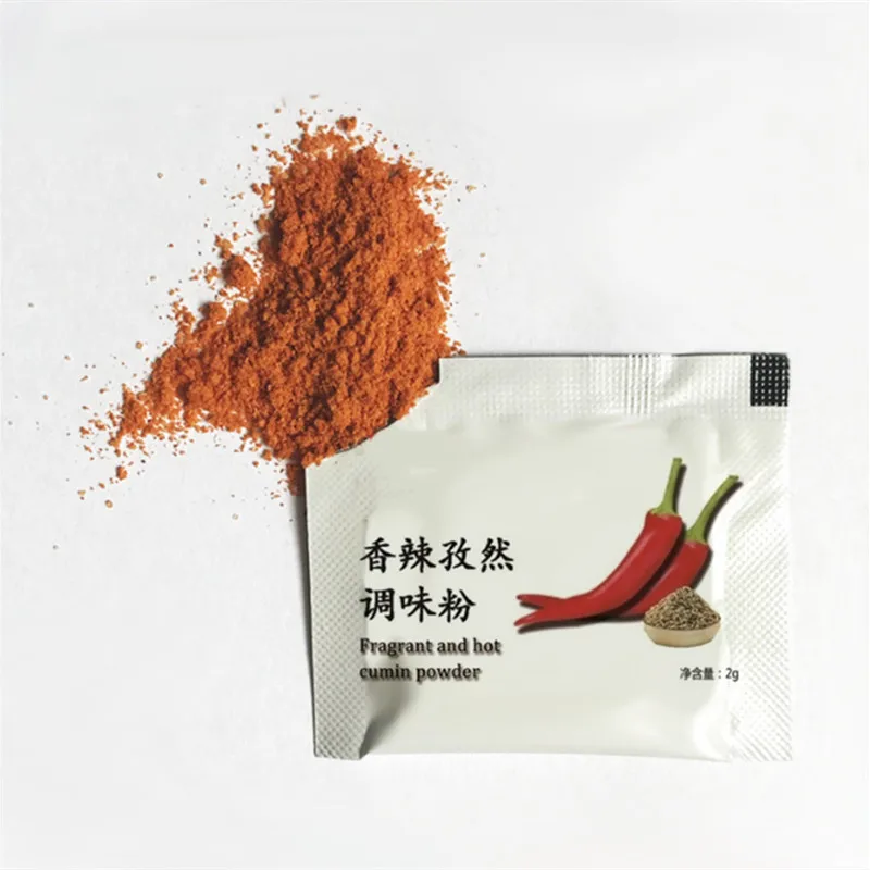 Magic Brand 3000pcs Low Moq Custom Printed Small Disposable Condiment Bag Sauce Seasoning Plastic Packets