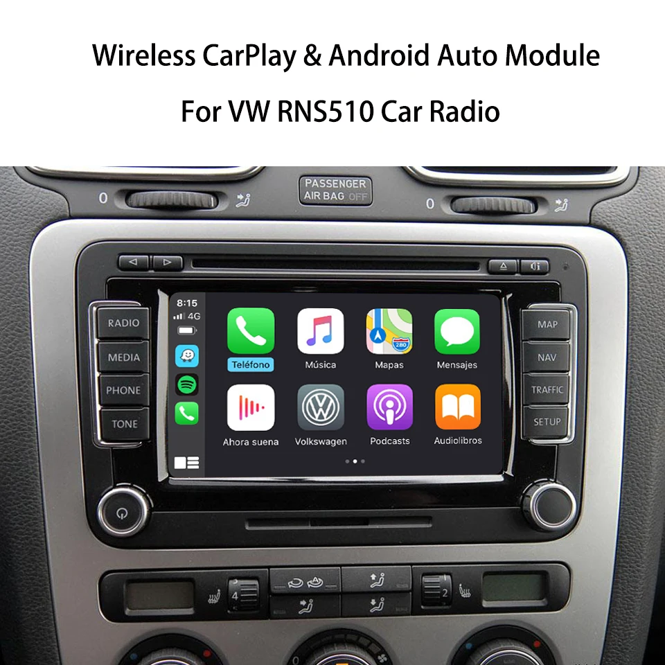 Apple Carplay senza fili / Android auto per la VW Polo 6 (AW1) (2018-2021)