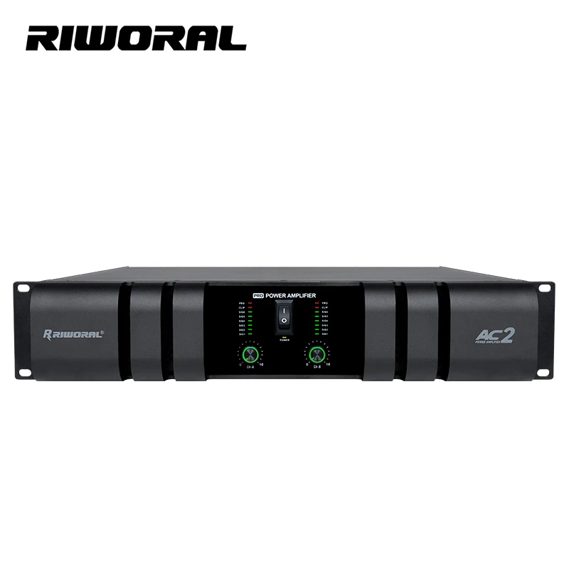 AC2 Hot Selling Hifi Power Amplifier Channel 800W Professional Audio  Speaker Power Amplifiers for DJ Club Party