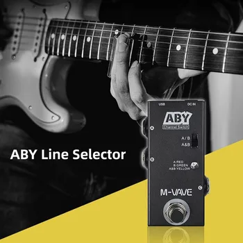 M-vave Aby Line Selector Ab Switch Mini Guitar Effect Pedal - Oem