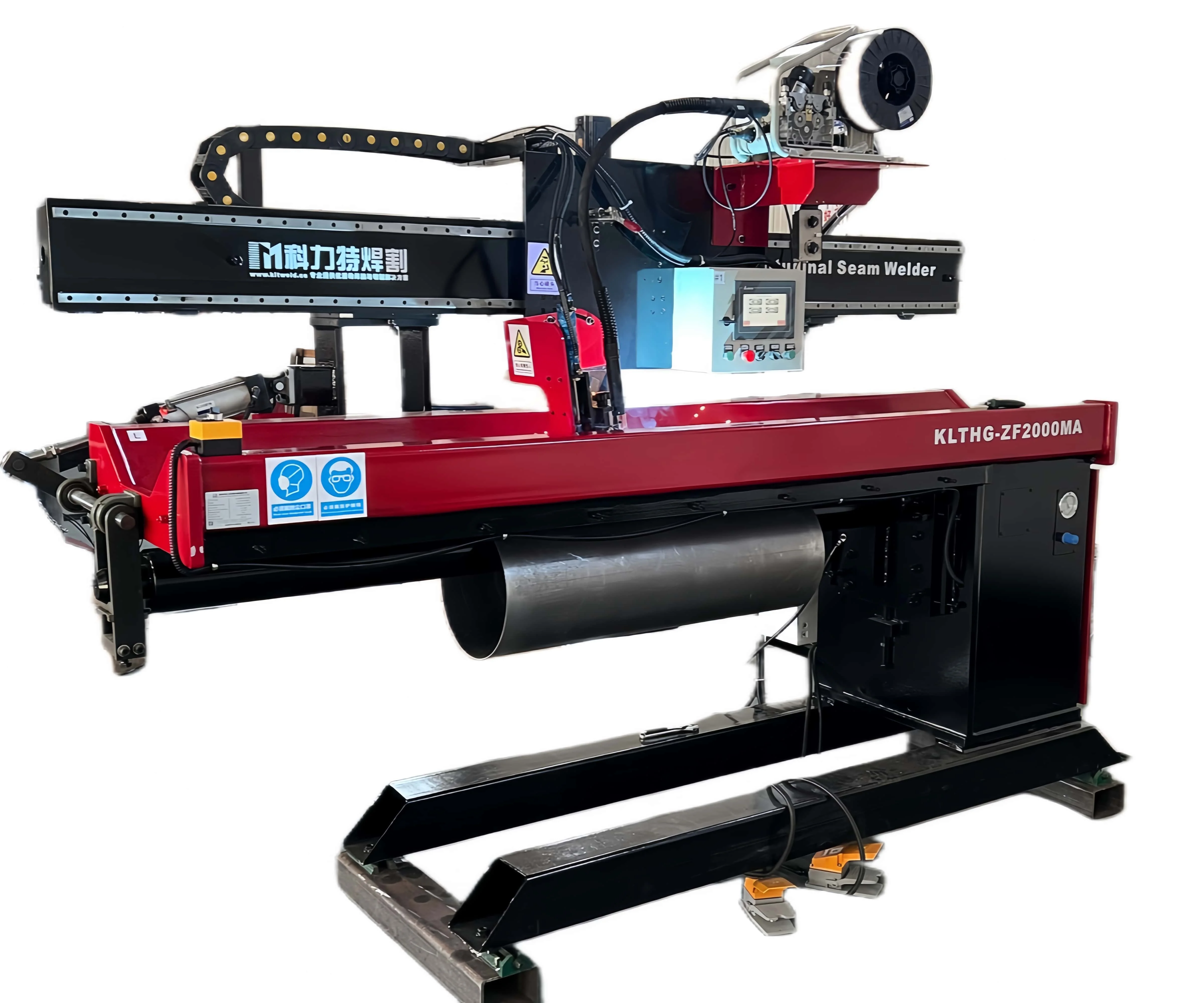 LNG Cylinder Double Station Circumference Welding Machine, Dewar Tank Straight Seam MIG / TIG Welding Equipment
