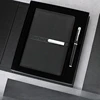 2pcs set [notebook + pen] black