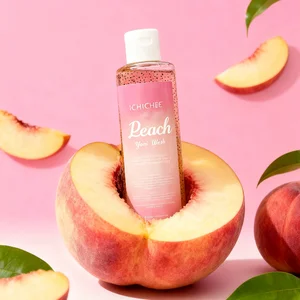 YONI Organic Peach Gel Foam Yoni Wash Female Private Care Essential Oil with Plastic Customized Label