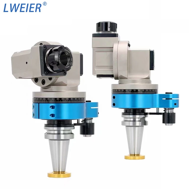 CNC Machine Tools 90 Degree BT30 BT40 BT50 Angle Head Horizontal Milling Head AG90-ER16/ER20/ER32/ER40 90 Degree Angle Head