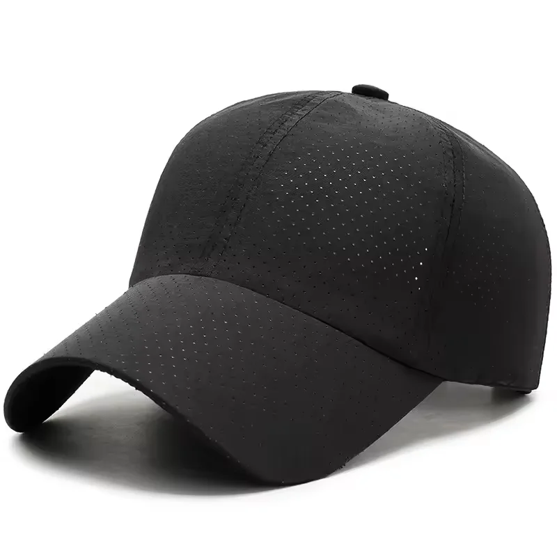 High Quality 6-Panel Structured Baseball Caps Thin Corduroy Fabric Custom Printed Logo Embroidery American Sun Protection Hat