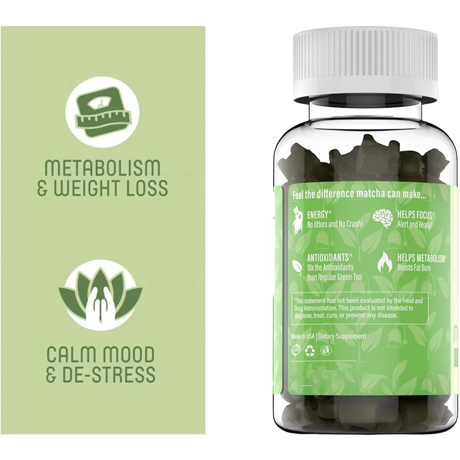 
 Органические маття медведи маття инфузированные конфеты из мастики витамин сахаин энергетические уровни 60 мастиков OEM  