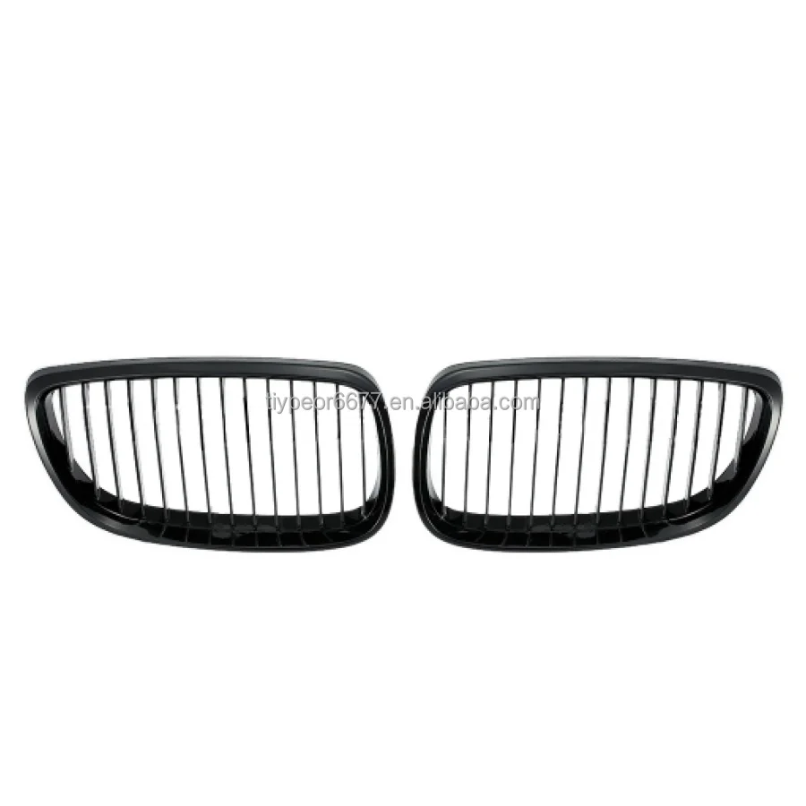 product tiypeor abs front bumper grilles glossy black single line kidney grill car grille for bmw e92 3 series e92 2006   2009-2