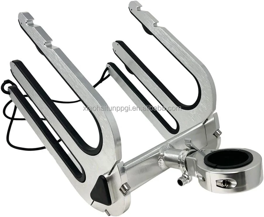 Little Dolphin Wakeboard Tower RACK & MIRROR Boat Board Holder Bracket Surfboard Anodized Yacht