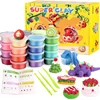 Juego de arcilla para modelar de 24 colores.