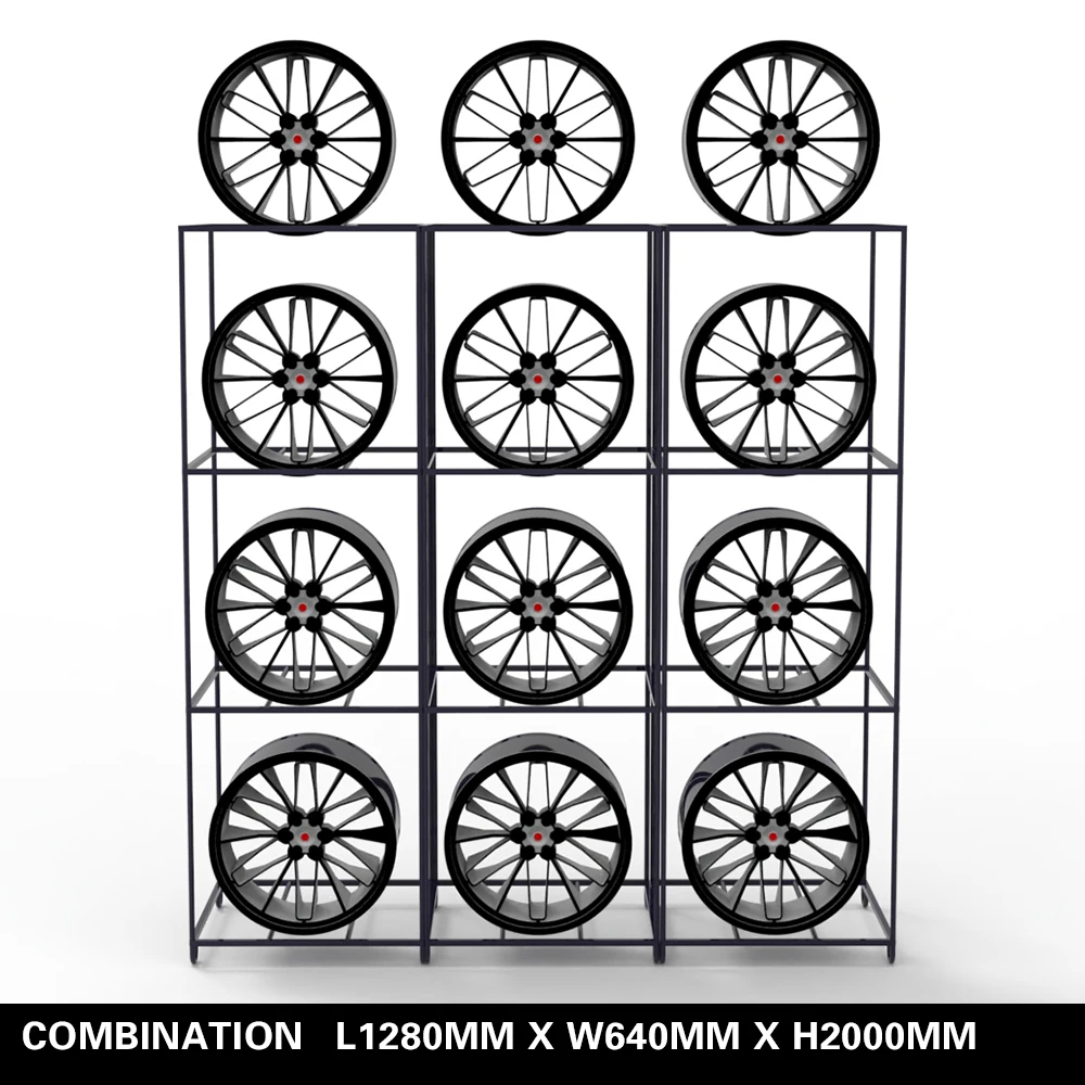 Alibaba.com: Ready to Ship Car Wheel Rim Display Stand, Double Side ...
