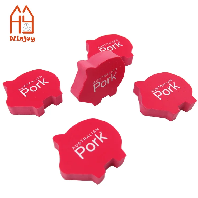 Ластик в форме животных ластики В Форме Свиньи/свинины с печатью логотипа на заказ ластик или резина оптом.