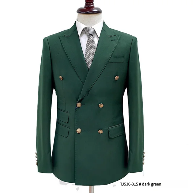 Customized Men'S Suit Two-Piece Wedding Groom Suit Fashion Double Breasted Men'S New Spring Business Suit