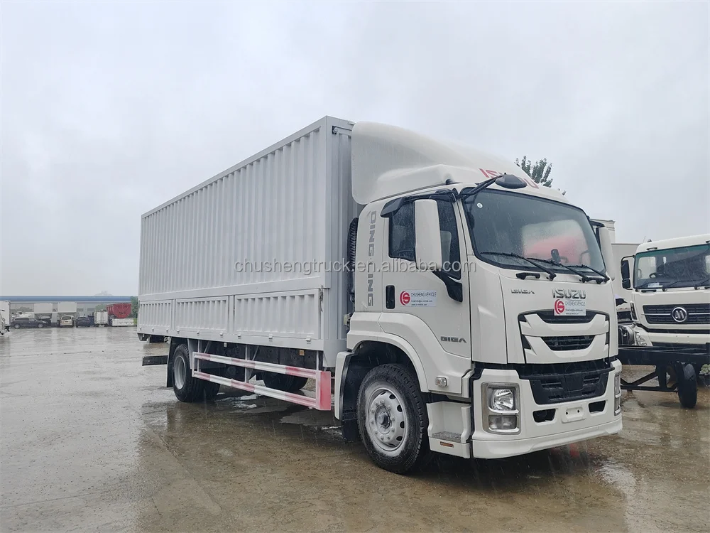 Isuzu GIGA 4x2 10tons Payload Wing Van Cargo Truck for Goods Transportation Factory Price