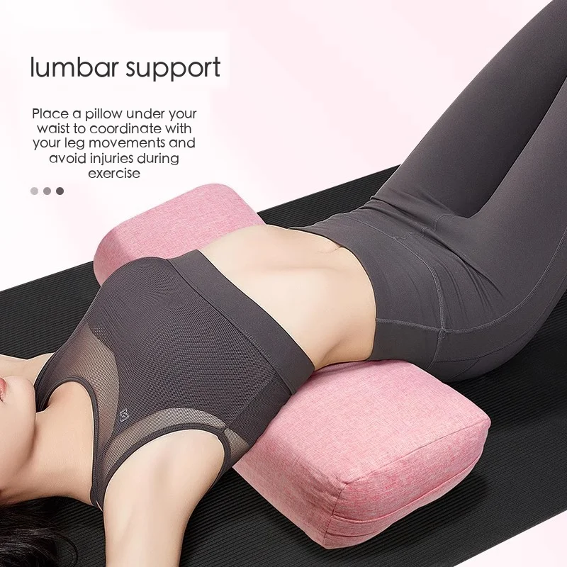 Yoga Accessories: Eco-Friendly Detachable Rectangular Mat Pillow with Organic Handle Yoga Mat
