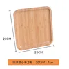 Bamboo and wood varnish, square, 20*20cm