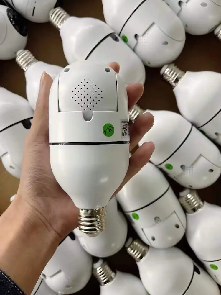 Top V380 Pro 1080p Light Bulb Ptz Camera V380pro Full Color Night