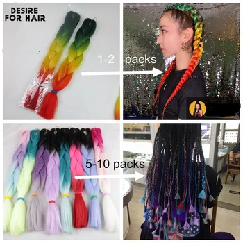 Buy Wholesale China 1 Pack Large Stock 200+ Colors Ombre Jumbo Braid  Synthetic Hair Extensions & Jumbo Braid Synthetic Hair Extensions at USD 20