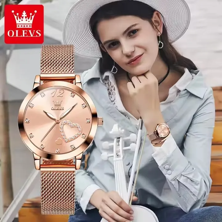 Top Clock OLEVS 5189 Fashion Women Watches Casual Women's Bracelet