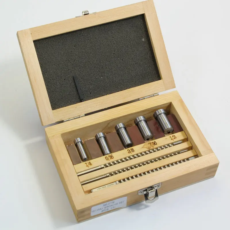 TEBAK 9-piece Keyway Push Knife Set Custom Non-standard Metric Keyway Broaches