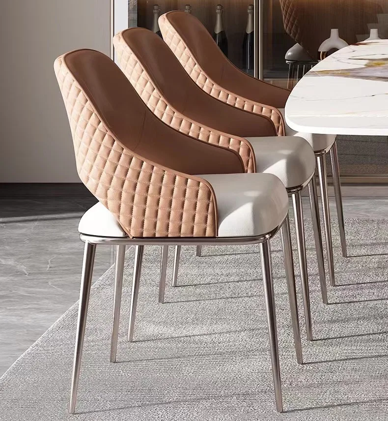 Dining Room Furniture Leather Luxury Velvet Modern Chair Restaurant ...