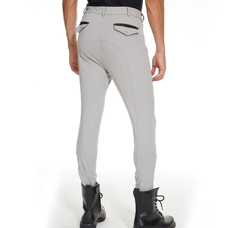 Популярный дизайн, серые леггинсы для конного спорта, одежда для мужчин, XS-XL Силиконовая печать, для верховой езды, плотные бриджи для мужчин