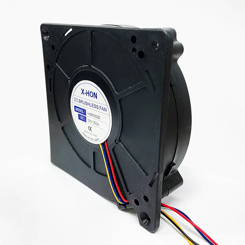 Axial Brushless Turbo Blower, 12v, 24V, 120x120x32mm, 3D - detail 6