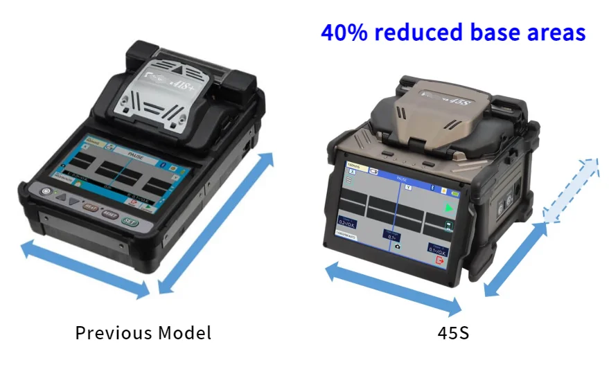 Original Japan Optical Fibre Equipment Fusion Splicer 45S With Fiber Cleaver updated from 41S+ splicing machine