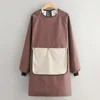 Striped blouse - brown