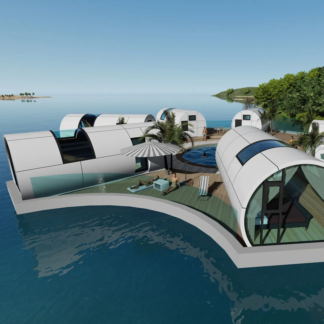 S6space Capsule Inspired Prefab Steel Houses Unique Stylish Modern ...