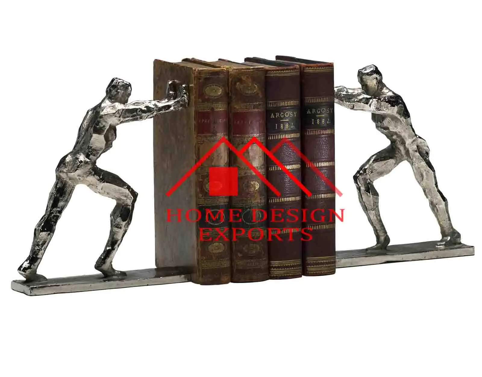 Aluminium Elephant Bookends Book Organizer For Library School Office