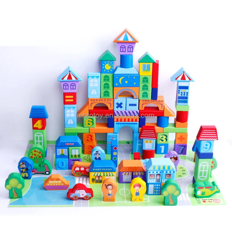 Children's Early Education Combination Learning Building Blocks Animal