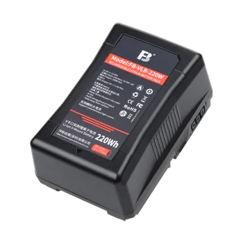 FB-VLB-220W 14.4V 15000mAh V-Lock v Lock Li Ion Battery Batteries Pack 220W V-mount for Sony DSLR Camera LED Light Plate Adapter product image