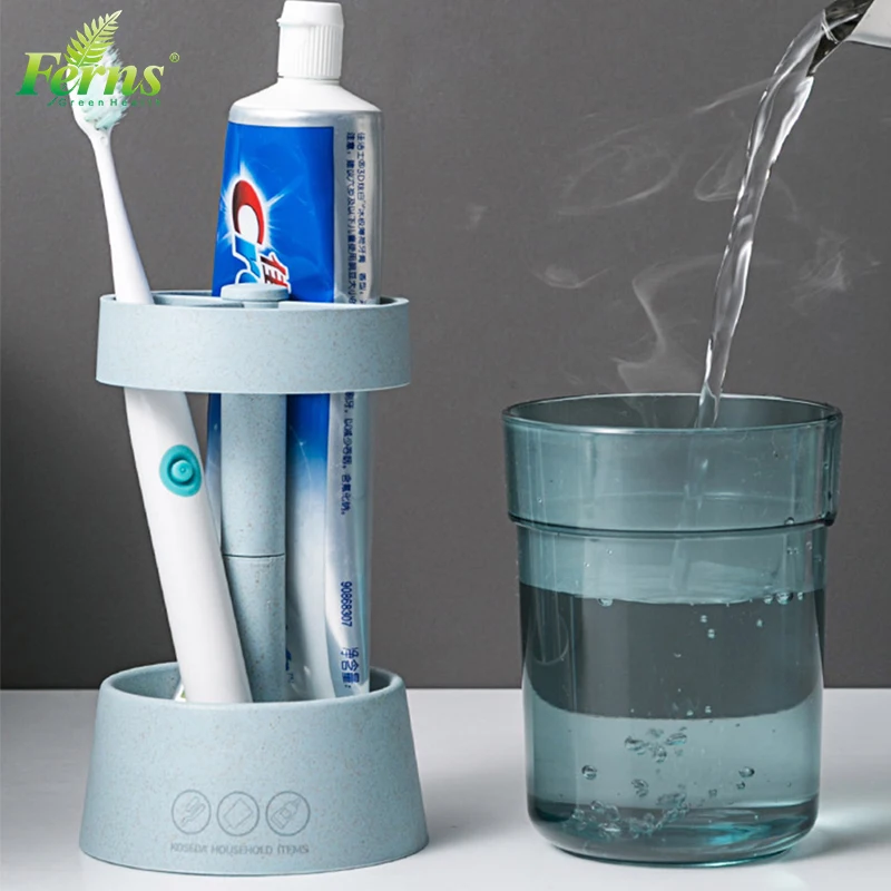 Portable Organizer Sterilizer Toothbrush Holders With Cover Toothpaste Holder Toothbrush Stand
