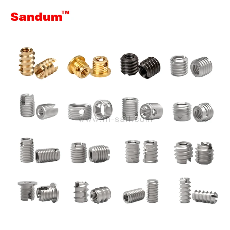 M3 To M16 Stainless Steel Selftapping Wire Threaded Inserts For