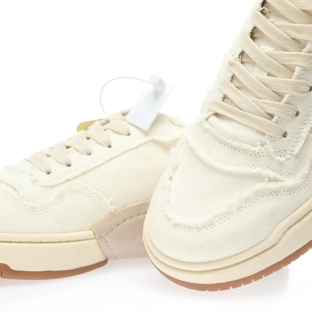 Casual shoes thick bottom sneakers women's designer leather splicing lacing comfortable Urban Canvas Basketball Sneaker