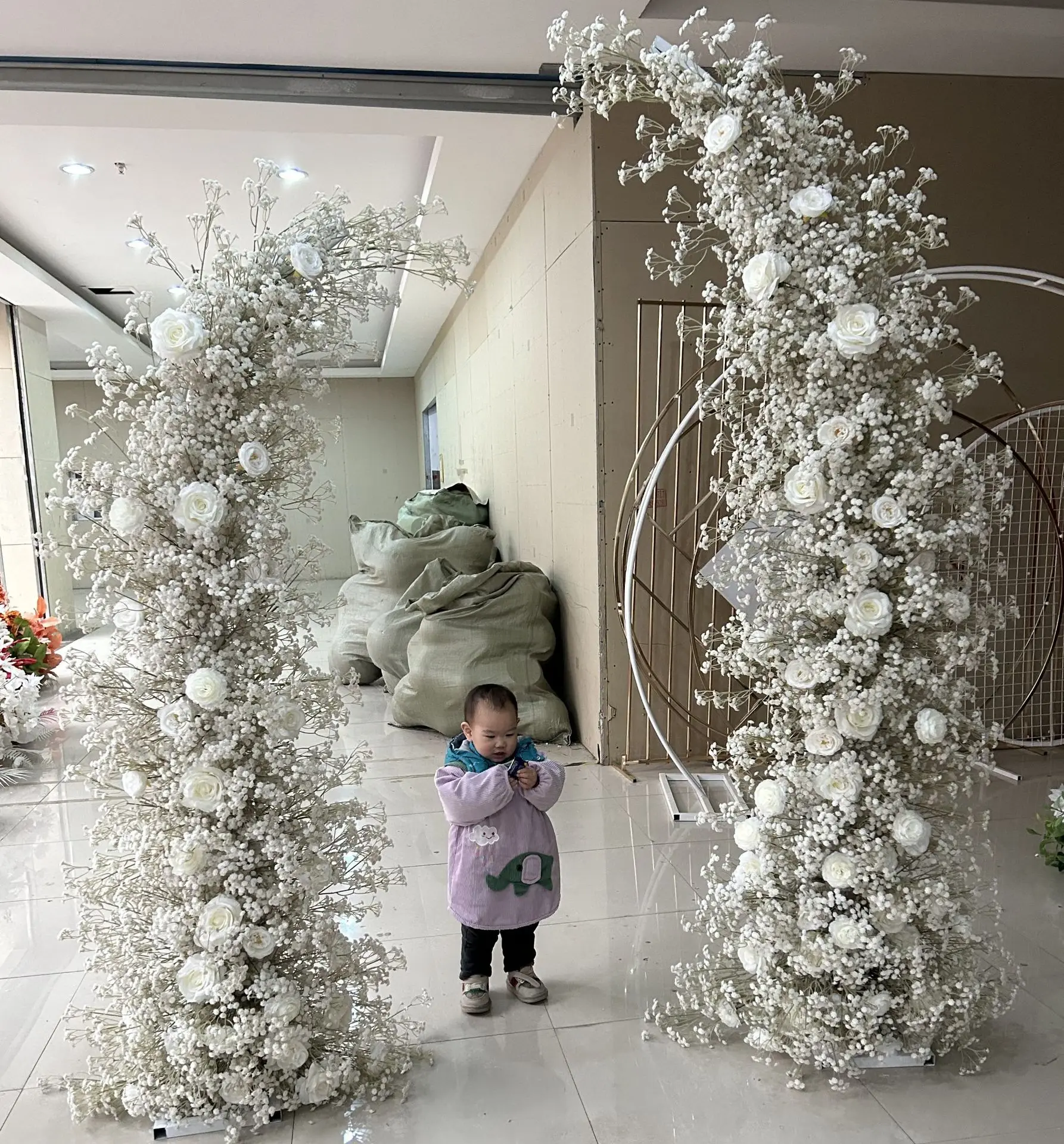 New Arch Flower Wedding Background Stage Layout Long Flower Row Window Door  Head Decoration Simulation Flower Ornaments| Alibaba.com, image size:1786x1920