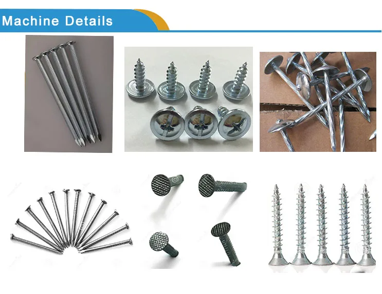High Speed Best Automatic China Small Wire Nails and Screw Making Machines Price in India